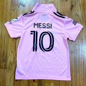 Messi Inter Miami Jersey 22/23 Home Soccer Shirt Adidas Boys Size 22